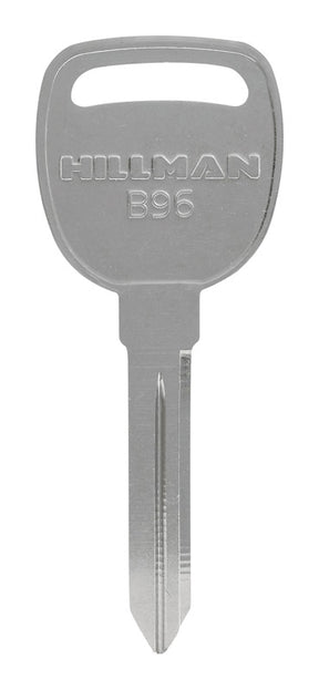 HILLMAN Traditional Key Automotive Key Blank Double For Saturn Silver, Pack of 10