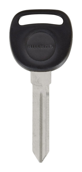 HILLMAN Traditional Key Automotive Key Blank Double For Saturn Black/Silver, Pack of 5