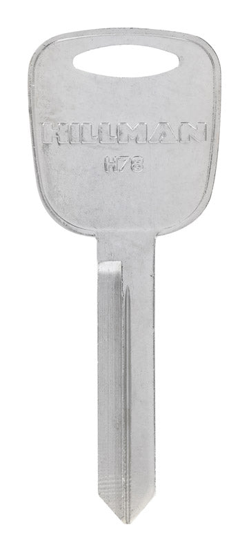HILLMAN Traditional Key Automotive Key Blank Double For Ford Silver, Pack of 10