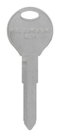 HILLMAN Traditional Key Automotive Key Blank Double For Mazda Silver, Pack of 10