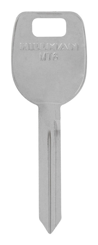 HILLMAN Traditional Key Automotive Key Blank Double For Mitsubishi Silver, Pack of 10