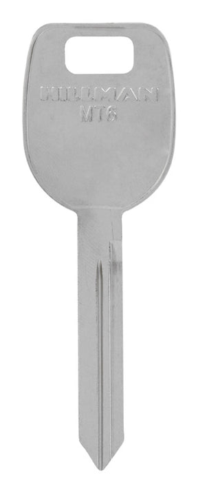 HILLMAN Traditional Key Automotive Key Blank Double For Mitsubishi Silver, Pack of 10