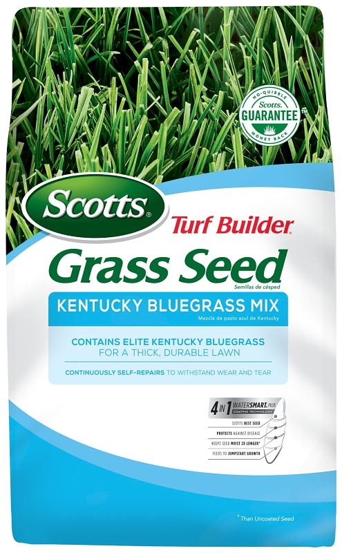 Scotts Turf Builder 18266 Kentucky Bluegrass Mix Grass Seed, 3 lb Bag