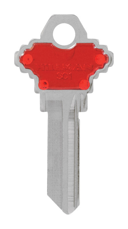 Hillman ColorPlus Traditional Key House/Office Key Blank SC1 Single, Pack of 5