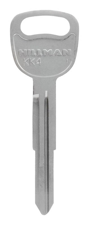HILLMAN Traditional Key Automotive Key Blank Double For Kia Silver, Pack of 10