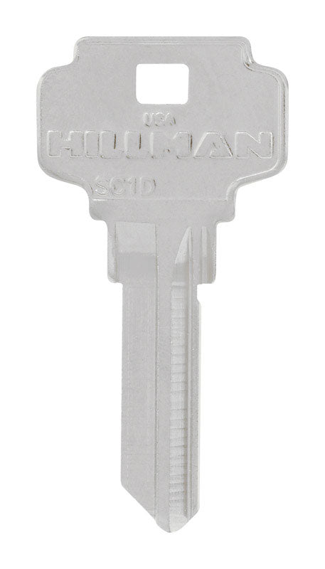 HILLMAN House/Office Universal Key Blank SC1 Single, Pack of 10