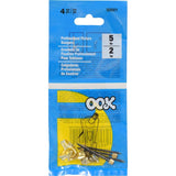 HILLMAN OOK Brass-Plated Gold Professional Picture Hanger 5 lb 4 pk, Pack of 12
