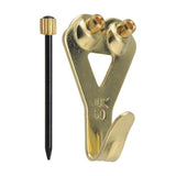 HILLMAN OOK Gold Picture Hanging Set 50 lb 10 pk