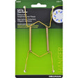 HILLMAN Brass-Plated Gold All Purpose Hanger 30 lb 1 pk, Pack of 10
