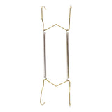 HILLMAN Brass-Plated Gold All Purpose Hanger 30 lb 1 pk, Pack of 10