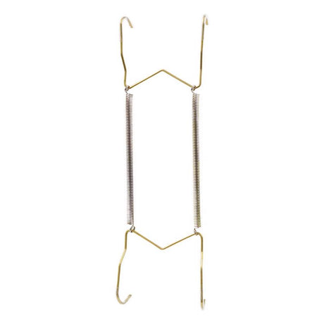 HILLMAN Brass-Plated Gold All Purpose Hanger 30 lb 1 pk, Pack of 10