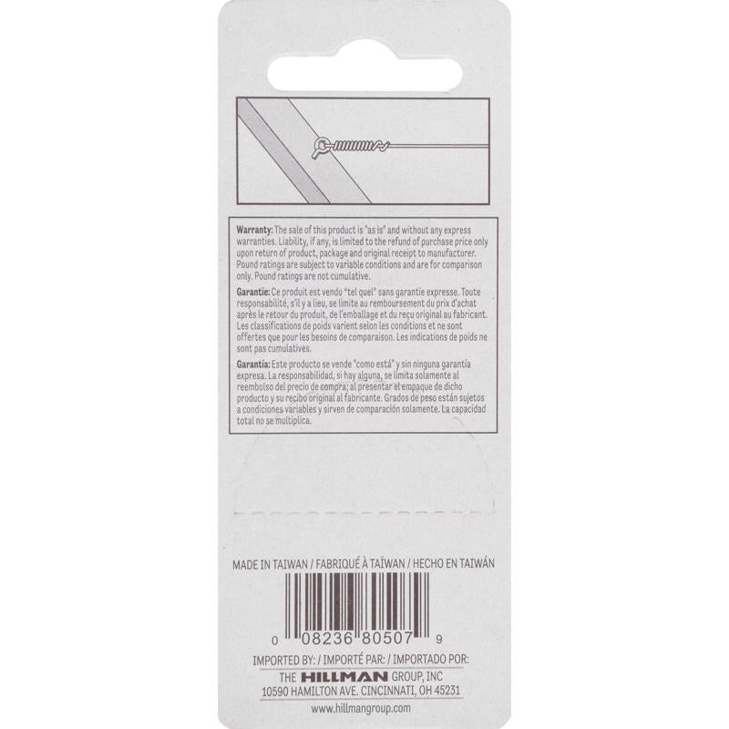 HILLMAN Zinc Silver Screw Eye 16 pk