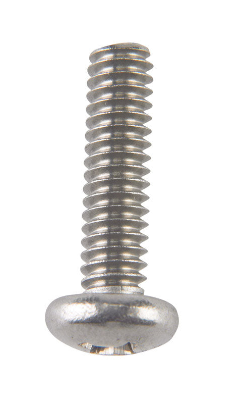 HILLMAN No. 1/4-20 X 1 in. L Phillips Flat Head Stainless Steel Machine Screws 100 pk