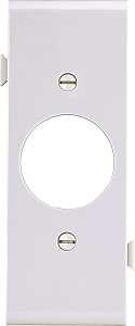 Eaton Wiring Devices STC7W Series Sectional Wallplate, White, 4-1/2 in L, 2-3/4 in W, 1-Gang, Polycarbonate, White