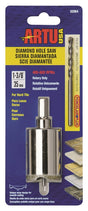 ARTU 02964 Hole Saw, 1-3/8 in Dia, Diamond Cutting Edge, 3/16 in Dia Pilot Drill