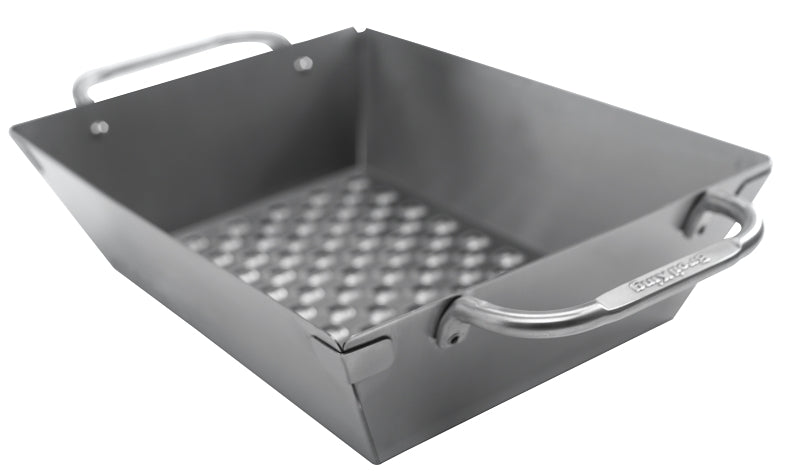 Broil King Imperial 69818 Deep Dish Grill Wok, Square, 13 in L, 9-3/4 in W, Stainless Steel