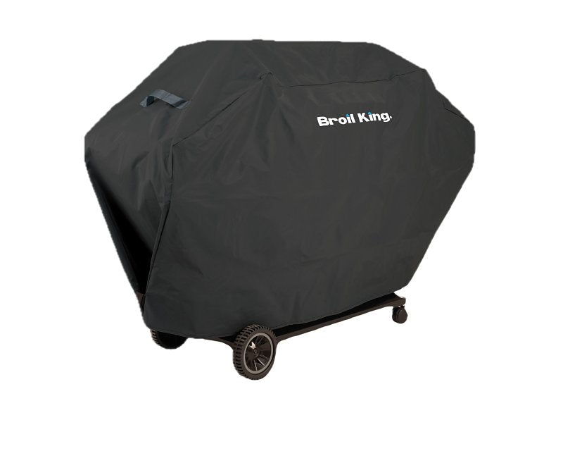Broil King 67470 Grill Cover, 46 in W, 23 in D, 51 in H, PEVA/Polyester, Black