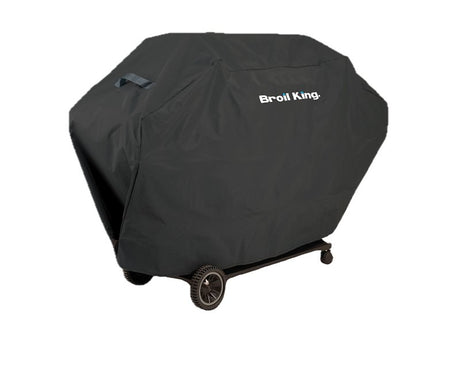 Broil King 67470 Grill Cover, 46 in W, 23 in D, 51 in H, PEVA/Polyester, Black