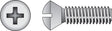 HILLMAN No. 6-32 Ga. X 3/8 in. L Phillips Oval Head Steel Machine Screws 100 pk
