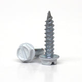Malco No. 8 Sizes X 3/4 in. L Slotted Hex Washer Head Sheet Metal Screws 100 pk
