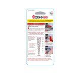 SCREW-IT-AGAIN 1/4 in. D X 1 in. L Polypropylene Hex Head Wood Anchor 4 pk