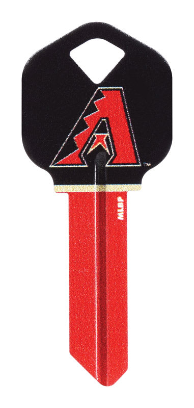HILLMAN MLB Kwikset/66 KW1 House/Office Key Blank Single Red, Pack of 6