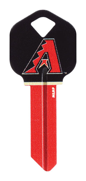 HILLMAN MLB Kwikset/66 KW1 House/Office Key Blank Single Red, Pack of 6