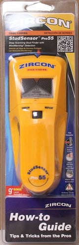 Zircon StudSensor Series 69652 Stud Finder, 9 V Battery, Detectable Material: Metal/Wood