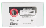 HILLMAN Stainless Steel 1/4 in. Fender Washer 100 pk