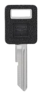HILLMAN Traditional Key Automotive Key Blank Single For GM Black/Silver, Pack of 5