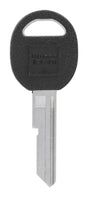 HILLMAN Traditional Key Automotive Key Blank Single For GM Black/Silver, Pack of 5