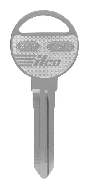 HILLMAN Traditional Key Automotive Key Blank Double For Ford Silver, Pack of 10