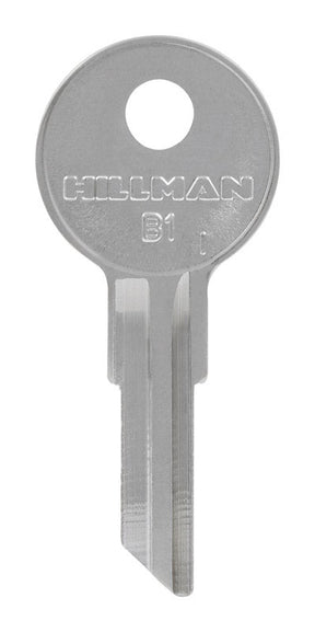 HILLMAN Traditional Key Automotive Key Blank Single For Briggs Silver, Pack of 10