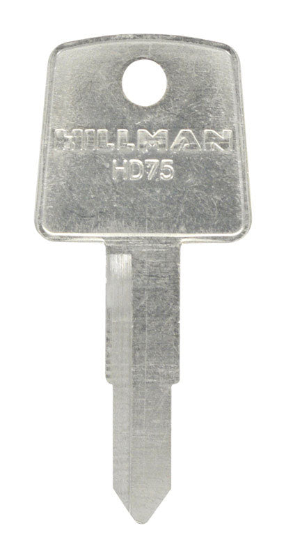 HILLMAN Traditional Key Automotive Key Blank Double For Honda Black/Silver, Pack of 10