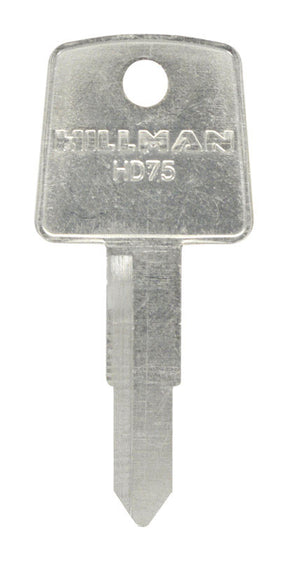 HILLMAN Traditional Key Automotive Key Blank Double For Honda Black/Silver, Pack of 10
