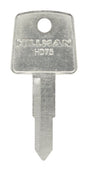HILLMAN Traditional Key Automotive Key Blank Double For Honda Black/Silver, Pack of 10