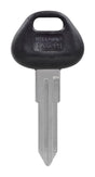 HILLMAN Traditional Key Automotive Key Blank Double For Nissan Black/Silver, Pack of 5