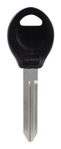 HILLMAN Traditional Key Automotive Key Blank Double For Nissan Black/Silver, Pack of 5