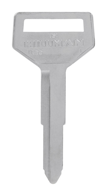 HILLMAN Traditional Key Automotive Key Blank Double For Toyota Silver, Pack of 10