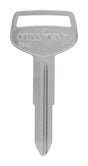 HILLMAN Traditional Key Automotive Key Blank Double For Toyota Silver, Pack of 10
