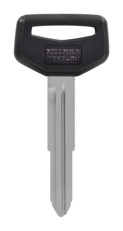 HILLMAN Traditional Key Automotive Key Blank Double For Toyota Black/Silver, Pack of 5