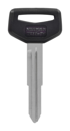 HILLMAN Traditional Key Automotive Key Blank Double For Toyota Black/Silver, Pack of 5