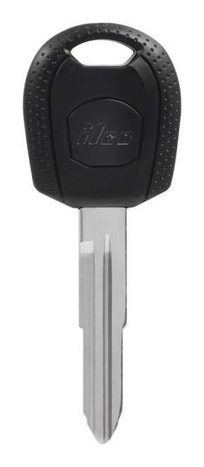 HILLMAN Traditional Key Automotive Key Blank Double For Kia Black/Silver, Pack of 5