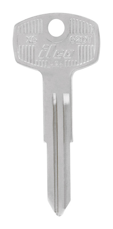HILLMAN Traditional Key Automotive Key Blank Double For Hyundai Silver, Pack of 10