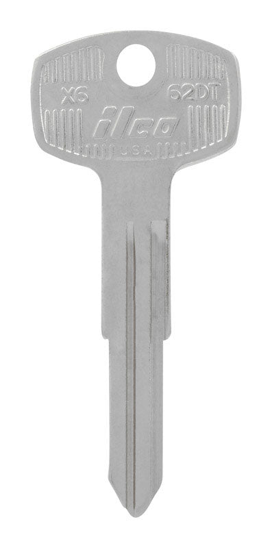 HILLMAN Traditional Key Automotive Key Blank Double For Subaru Silver, Pack of 10