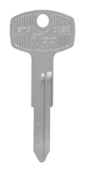 HILLMAN Traditional Key Automotive Key Blank Double For Subaru Silver, Pack of 10