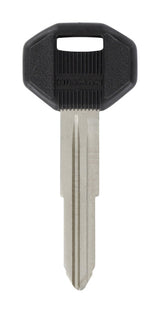 HILLMAN Traditional Key Automotive Key Blank Double For Mitsubishi Black/Silver, Pack of 5