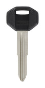 HILLMAN Traditional Key Automotive Key Blank Double For Mitsubishi Black/Silver, Pack of 5