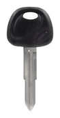 HILLMAN Traditional Key Automotive Key Blank Double For Hyundai Black/Silver, Pack of 5