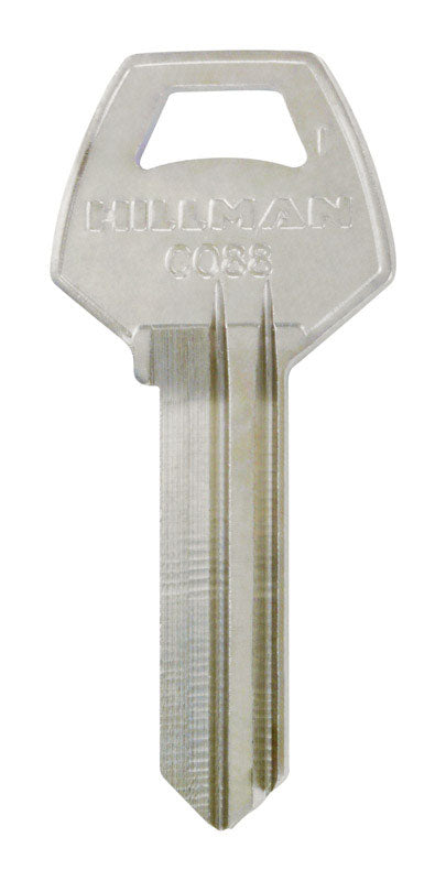 HILLMAN Traditional Key House/Office Universal Key Blank Single, Pack of 10
